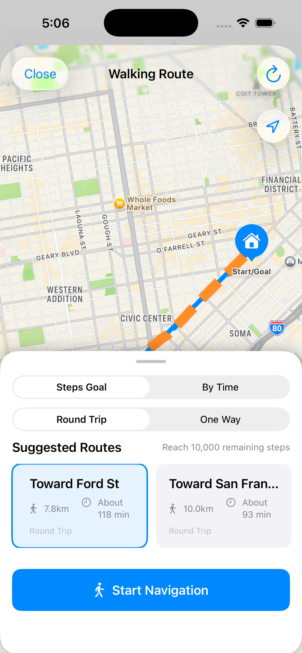 REMAIN0 Auto Route Generation Screen